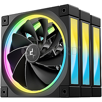 Deepcool R-FL12R-BKAPN3-G FL12R RGB Case Fan 120mm schwarz 3er Pack