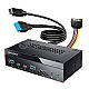Graugear G-MP03CR-AU Multi Frontblende mit USB Hub + Card-Reader schwarz