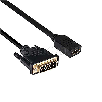 Club 3D CAC-1211 DVI -> HDMI 1.4 4K30H Stecker/Buchse 2m schwarz