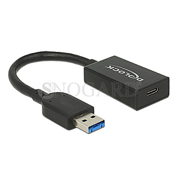 DeLOCK 65698 USB 3.1 Gen 2 Typ-A Stecker > USB-C Buchse Aktiv schwarz