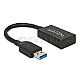 DeLOCK 65698 USB 3.1 Gen 2 Typ-A Stecker > USB-C Buchse Aktiv schwarz