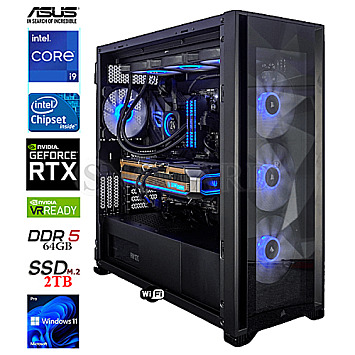 Ultra Gaming iCue i9-14900KF-M2-RTX5080 WiFi powered by iCUE
