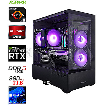 GamingLine R5-9600X-RTX5060Ti OC WiFi6E