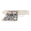 Digitus DS-30220-5 PCIe Add-On Karte USB 3.0 2-Port Low Profile Blende