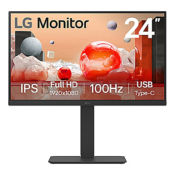 60.5cm (23.8") LG 24BA750-B IPS Full-HD 100Hz LAN Lautsprecher Pivot