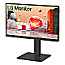 60.5cm (23.8") LG 24BA750-B IPS Full-HD 100Hz LAN Lautsprecher Pivot