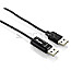 Equip 133339 USB 2.0 Datalinkkabel 1.8m schwarz