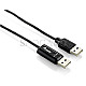Equip 133339 USB 2.0 Datalinkkabel 1.8m schwarz