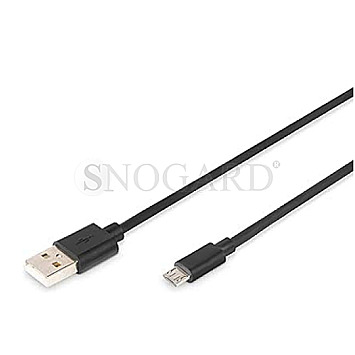 Digitus AK-300110-030-S USB 2.0 Anschlusskabel 3m schwarz