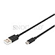 Digitus AK-300110-030-S USB 2.0 Anschlusskabel 3m schwarz