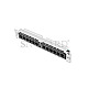 Lanberg PPU6-9012-S 10" Patchpanel 12-Port 1U CAT6 UTP grau