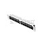 Lanberg PPU6-9012-S 10" Patchpanel 12-Port 1U CAT6 UTP grau