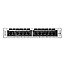 Lanberg PPU6-9012-S 10" Patchpanel 12-Port 1U CAT6 UTP grau