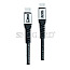 2GO 797511 USB-C 100W Thunderbolt Schnellladekabel 2m schwarz/silber
