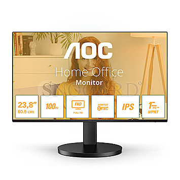 60.5cm (23.8") AOC 24B3HA2 IPS Full-HD AdaptiveSync Lautsprecher 100Hz