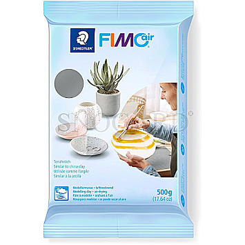 Fimo 8100-80 Modelliermasse FimoAir Effect 500g grau