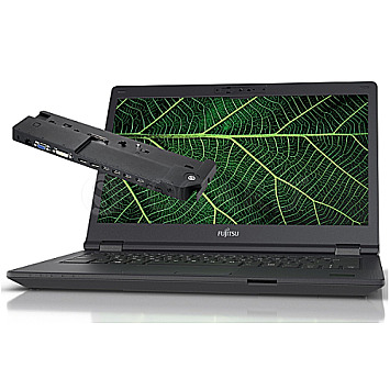 35.6cm (14") Fujitsu Lifebook E5411+Dock i3-1115G4 16GB 1TB HDD W11Pro gebraucht