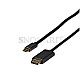 EFB EBUSBC-DP14K.2 USB-C Stecker - DisplayPort 20 Stecker 8K 2m schwarz