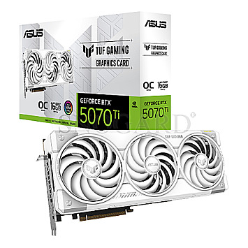 16GB ASUS TUF-RTX5070TI-O16G-WHITE-GAMING TUF Gaming GeForce RTX5070Ti OC White