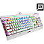 Sharkoon Skiller SGK3 RGB Kailh Blue USB QWERTY US white