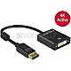 DeLOCK 62599 DisplayPort 1.2 Stecker / DVI Buchse Adapterkabel 4K aktiv schwarz