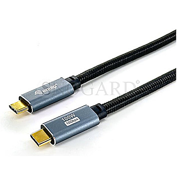 Equip 128359 USB-C 3.2 Kabel PD100W 3m schwarz