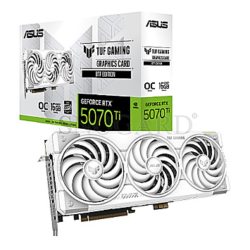 16GB ASUS TUF-RTX5070TI-O16G-BTF-WHITE TUF Gaming RTX 5070 Ti BTF White OC