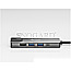Equip 133489 USB-C 5in1 Multifunktionsadapter 4K Ultra HD 100W USB PD grau