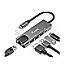 Equip 133489 USB-C 5in1 Multifunktionsadapter 4K Ultra HD 100W USB PD grau
