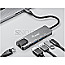 Equip 133489 USB-C 5in1 Multifunktionsadapter 4K Ultra HD 100W USB PD grau