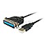 Equip 133383 Adapterkabel USB Typ-A -> Parallel Centronics 36 1.5m schwarz
