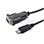 Equip 133392 USB-C auf seriell Adapterkabel 1.5m schwarz