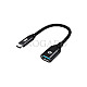 Conceptronic ABBY18B Adapter USB-C -> USB-A 3.0 OTG 10Gb/s schwarz