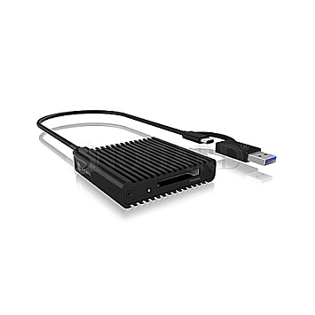 ICY BOX IB-CR404-C31 Card-Reader CFexpress 2.0 USB-C 3.1 Metall schwarz