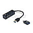 Conceptronic HUBBIES04B 4-Port-USB 3.0 Hub + OTG-Adapter schwarz