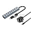 Conceptronic HUBBIES21GP 7-Port USB 3.2 Gen 1 Hub mit Netzteil