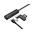 Conceptronic CTC4USB3 4-Port-USB 3.0 Hub schwarz