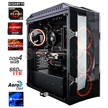 GamingLine R5-5500-RX6600 RGB WiFi6E