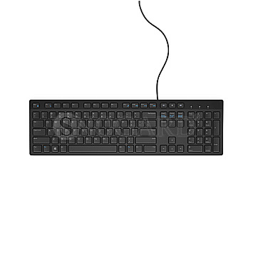 Dell KB216 Keyboard USB QWERTY US-Layout schwarz