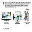 61cm (24") HP Series 5 Pro 9D9A7AA IPS WUXGA Monitor 100Hz Pivot
