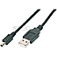 Digitus USB 2.0 Typ-A Stecker auf Mini USB Typ-B Stecker 4pol 1.8m schwarz