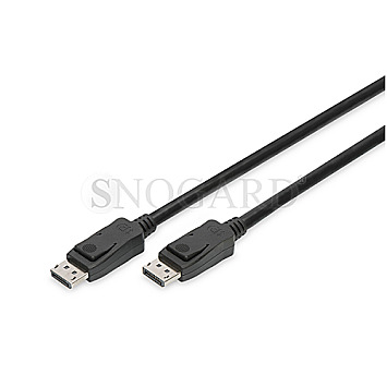 Digitus AK-340106-020-S 8K DisplayPort 1.4 Aluminium 2m schwarz