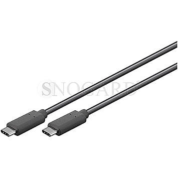 Goobay 66509 USB-C 3.1 Gen.1 Kabel 3m schwarz