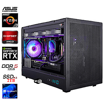 Mini/Cube Gaming R7-9700X-RTX5070 OC WiFi6E