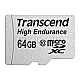 64GB Transcend TS64GUSDXC10V Micro SDXC High Endurance Class 10