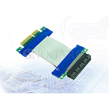 Inter-Tech Riser Card Exender 5cm PCIe x4 flexibel