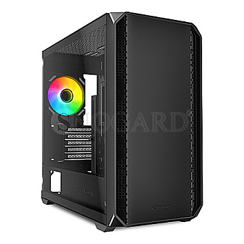 Sharkoon MK2 RGB Micro-ATX / Mini-ITX Micro Case Black Edition