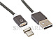 RealPower Magnetic Mobile Sync-/Ladekabel USB -C 1m grau