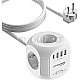 RealPower PowerBox 431 Steckdosenturm mit USB und USB-C