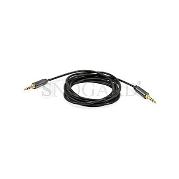 Equip 147083 Audiokabel 3.5mm Jack Male/Male 2.5m schwarz